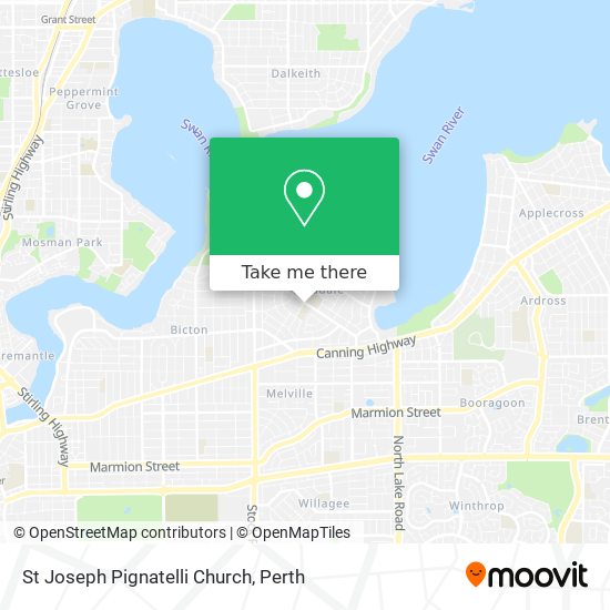 St Joseph Pignatelli Church map