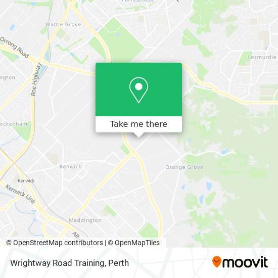 Wrightway Road Training map