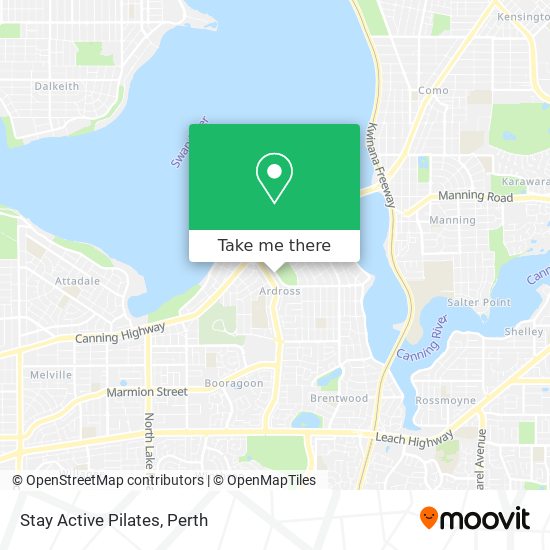 Stay Active Pilates map