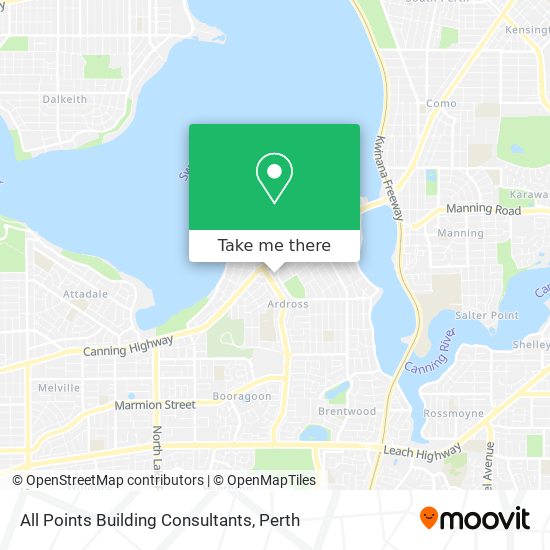 All Points Building Consultants map