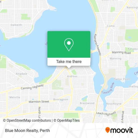 Mapa Blue Moon Realty