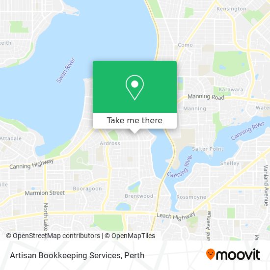 Artisan Bookkeeping Services map