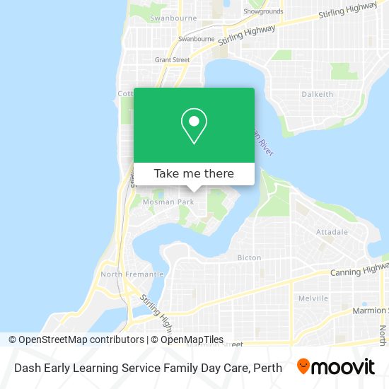 Dash Early Learning Service Family Day Care map
