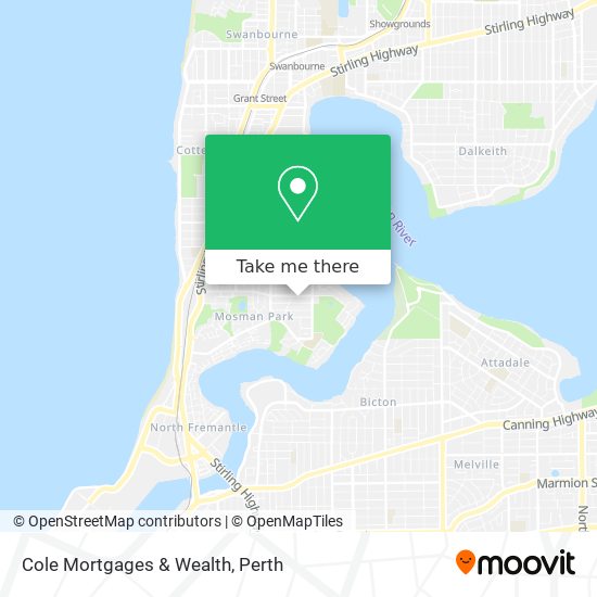 Mapa Cole Mortgages & Wealth