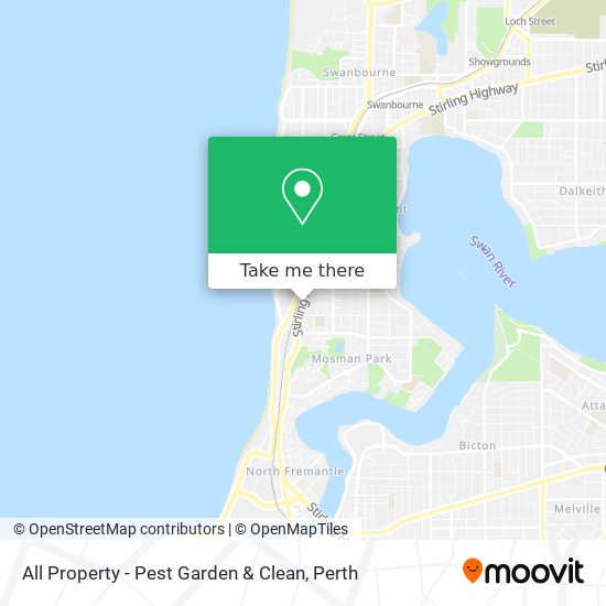 Mapa All Property - Pest Garden & Clean