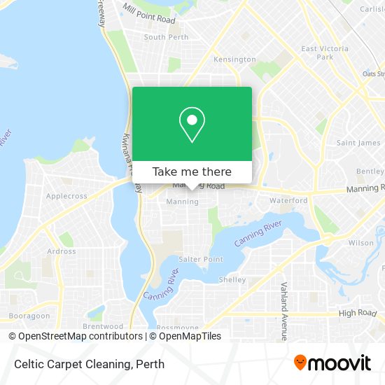Celtic Carpet Cleaning map