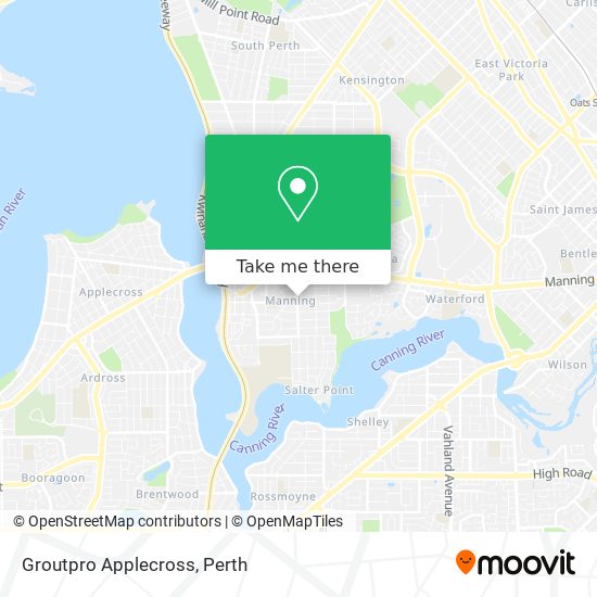 Groutpro Applecross map