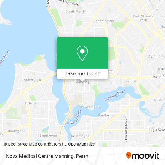 Mapa Nova Medical Centre Manning
