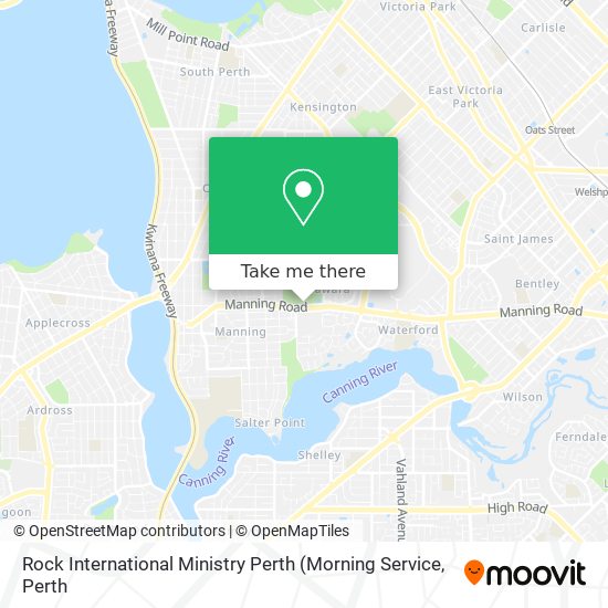 Rock International Ministry Perth map