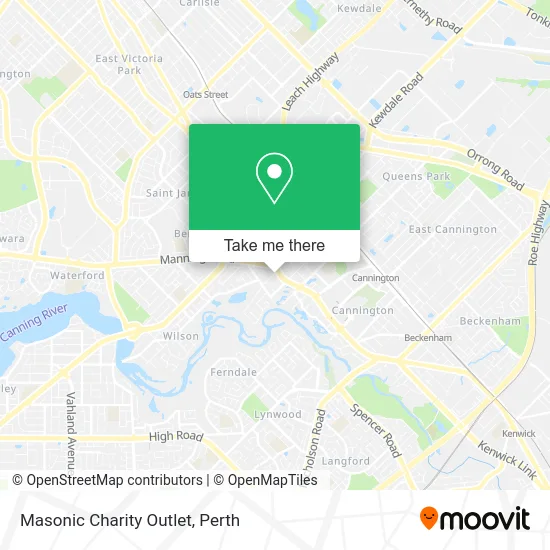 Mapa Masonic Charity Outlet