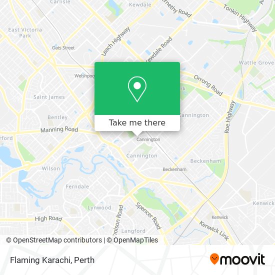 Flaming Karachi map