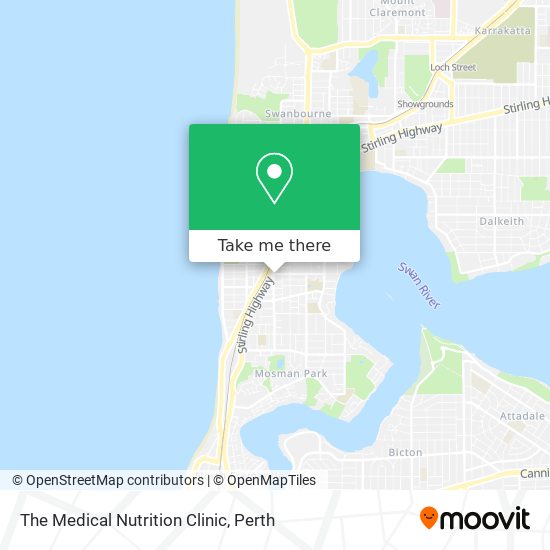 The Medical Nutrition Clinic map