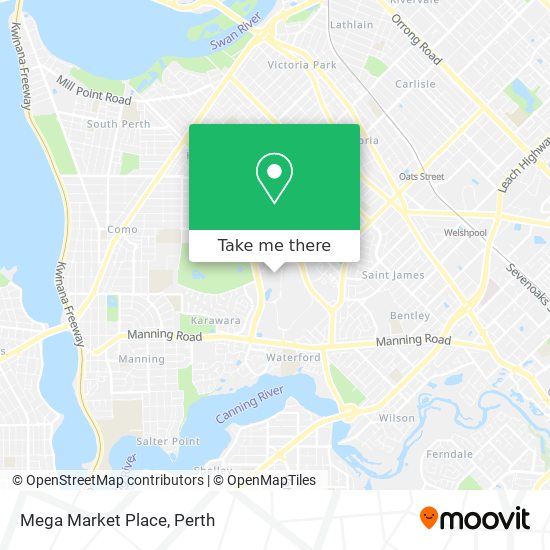Mega Market Place map