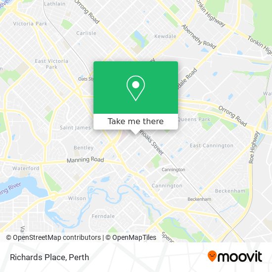 Richards Place map