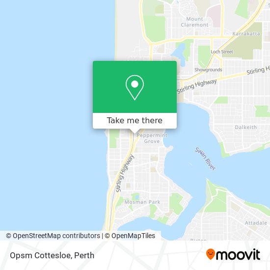 Opsm Cottesloe map