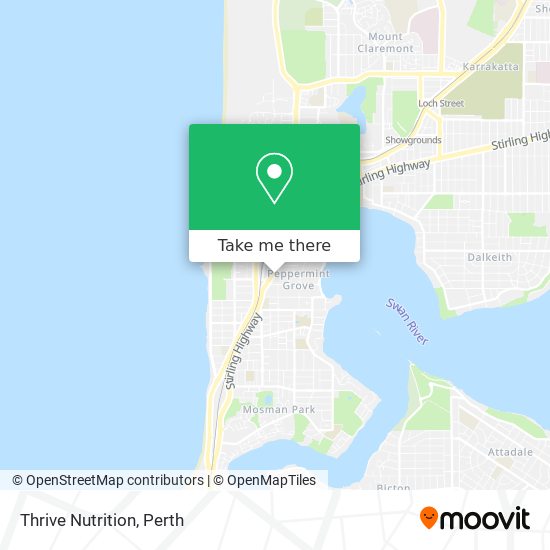 Thrive Nutrition map