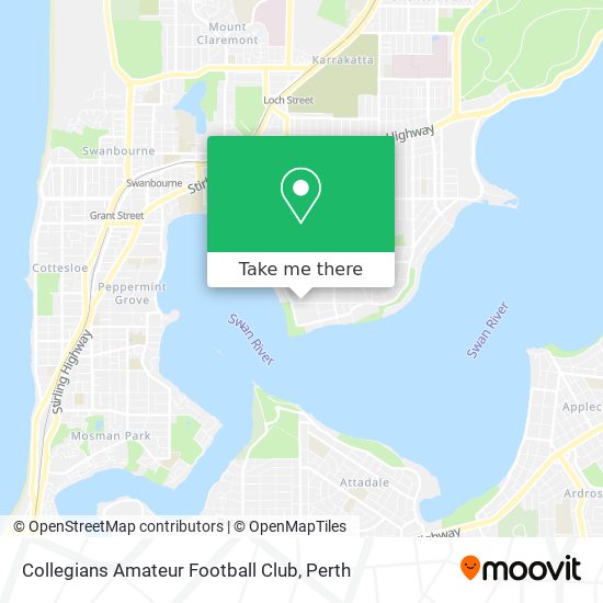 Collegians Amateur Football Club map
