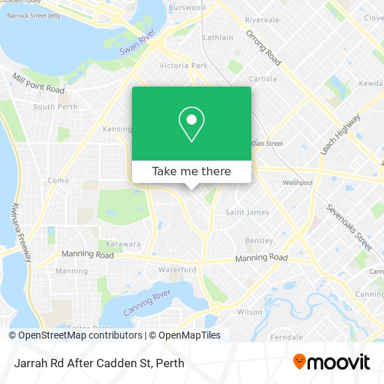 Jarrah Rd After Cadden St map