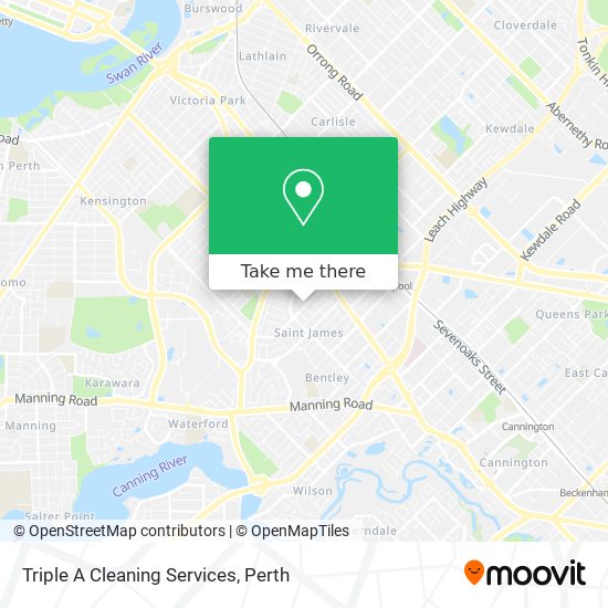 Triple A Cleaning Services map