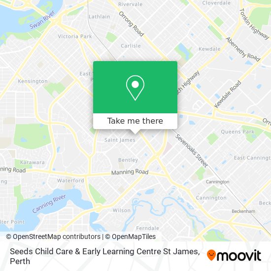Seeds Child Care & Early Learning Centre St James map