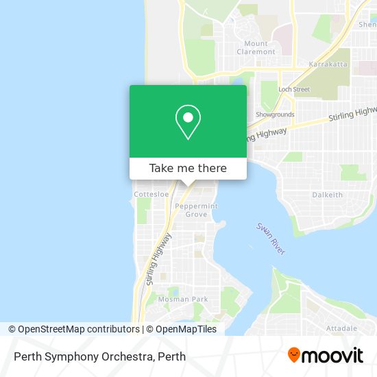 Perth Symphony Orchestra map