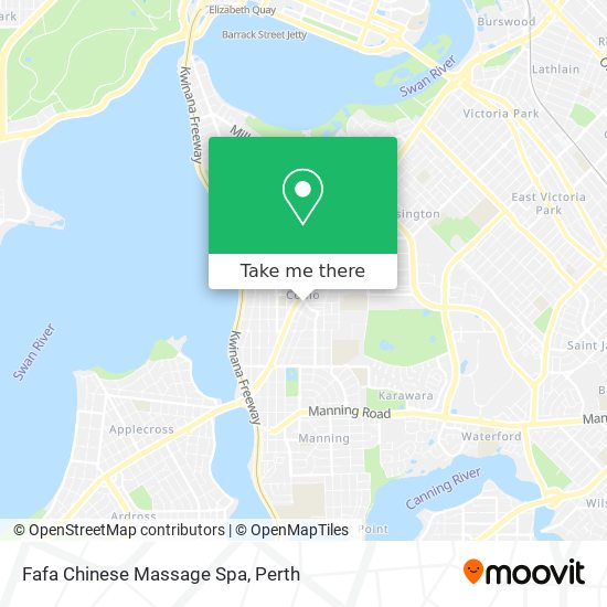 Fafa Chinese Massage Spa map