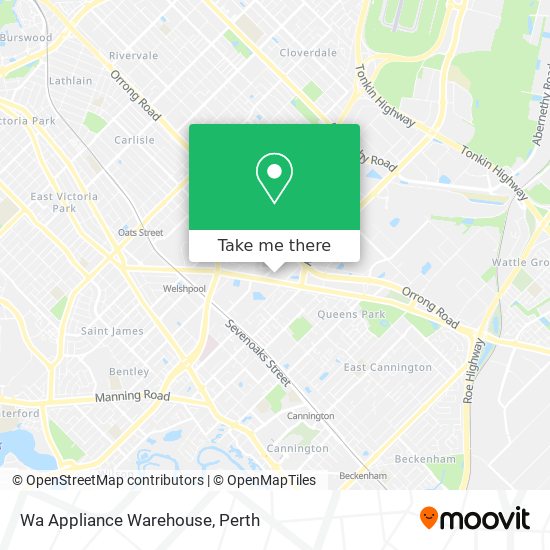 Wa Appliance Warehouse map