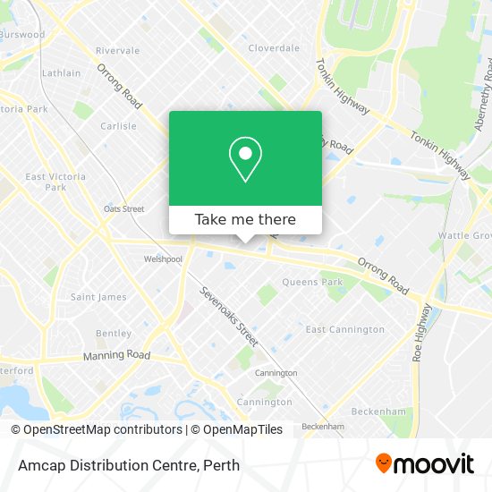 Amcap Distribution Centre map