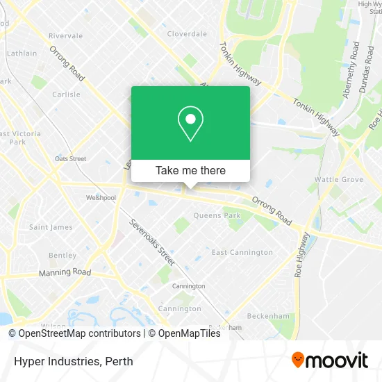 Mapa Hyper Industries