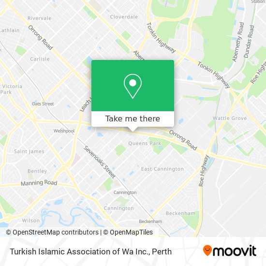 Turkish Islamic Association of Wa Inc. map