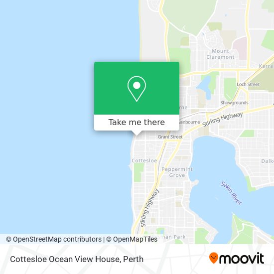 Cottesloe Ocean View House map