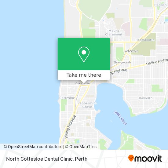 Mapa North Cottesloe Dental Clinic