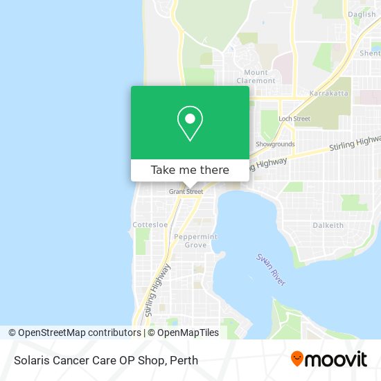 Solaris Cancer Care OP Shop map