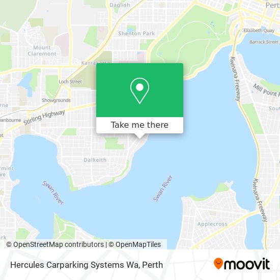 Mapa Hercules Carparking Systems Wa