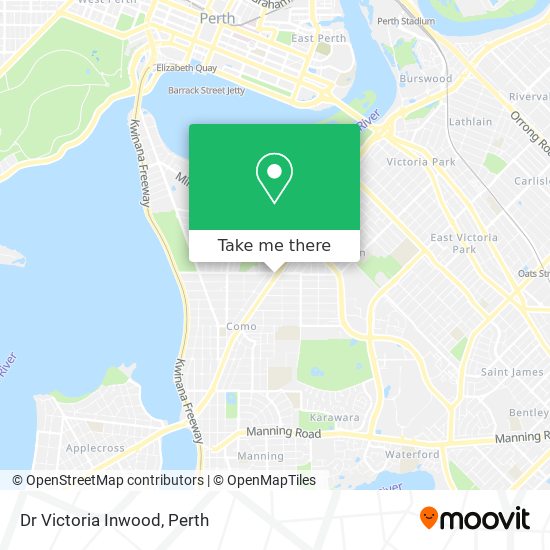 Dr Victoria Inwood map