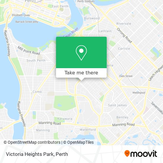 Mapa Victoria Heights Park