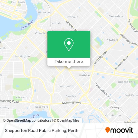Shepperton Road Public Parking map
