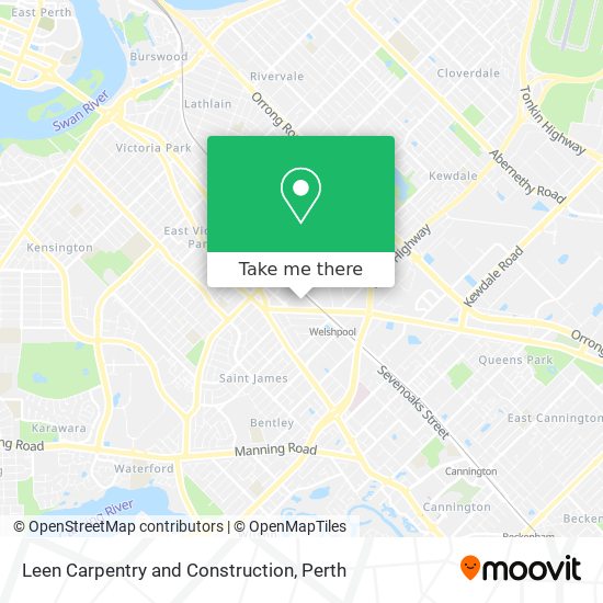 Leen Carpentry and Construction map