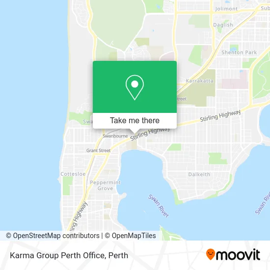 Mapa Karma Group Perth Office