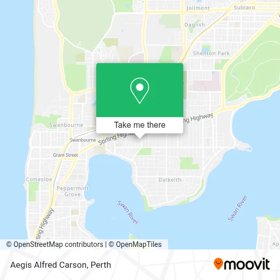 Mapa Aegis Alfred Carson