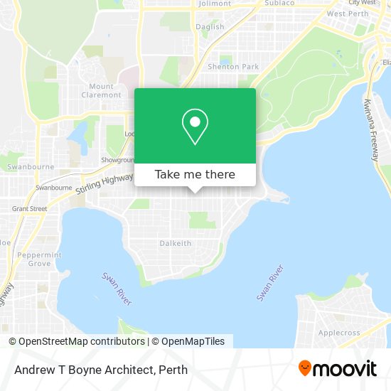 Andrew T Boyne Architect map