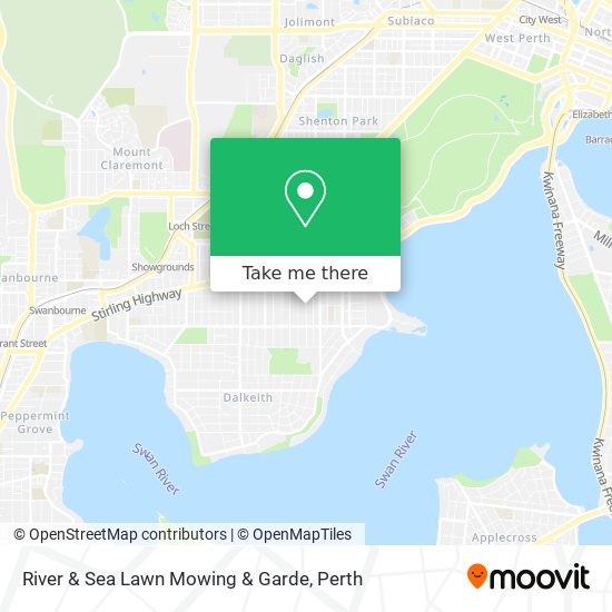 River & Sea Lawn Mowing & Garde map