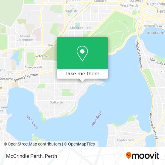 McCrindle Perth map