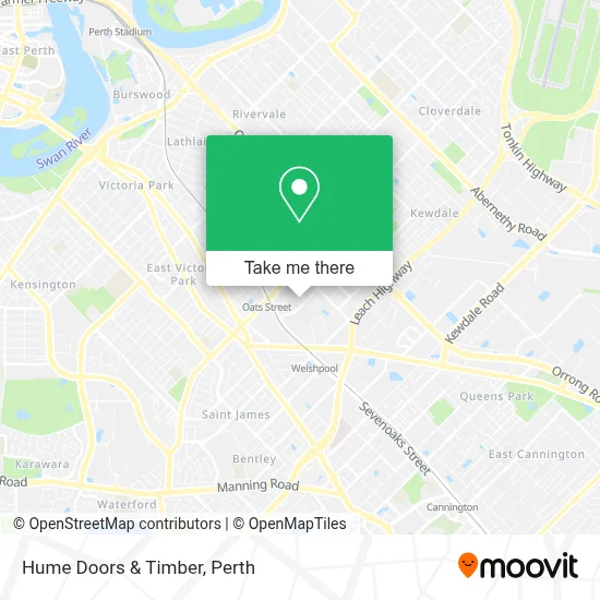 Mapa Hume Doors & Timber