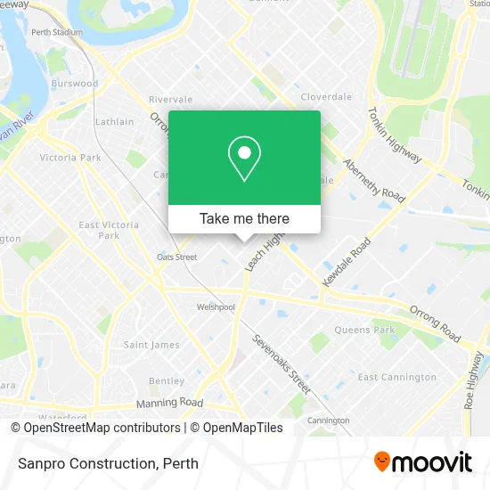 Mapa Sanpro Construction