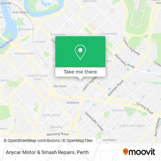 Anycar Motor & Smash Repairs map