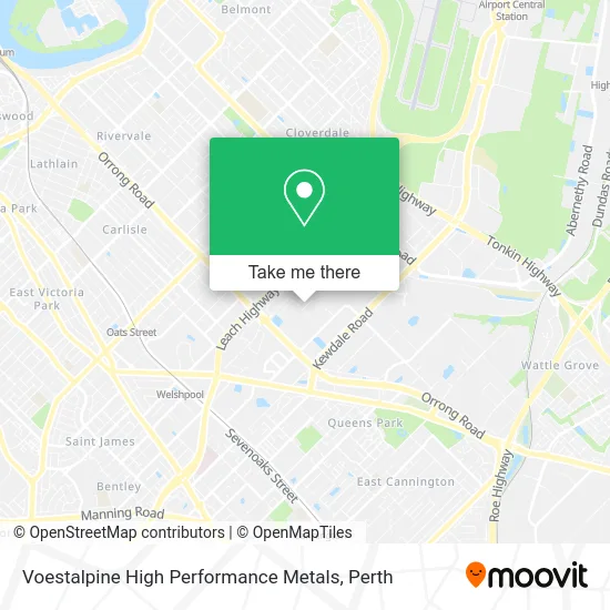Mapa Voestalpine High Performance Metals