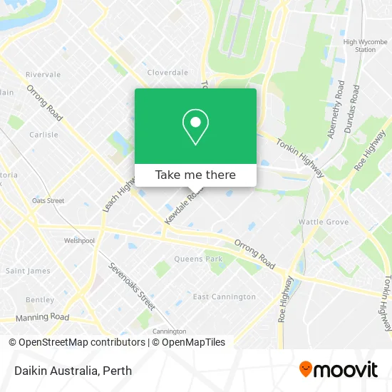 Daikin Australia map