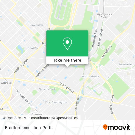 Bradford Insulation map