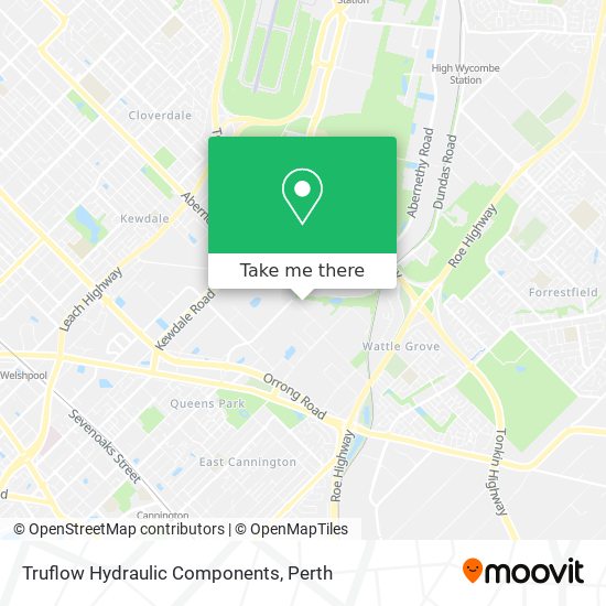 Truflow Hydraulic Components map